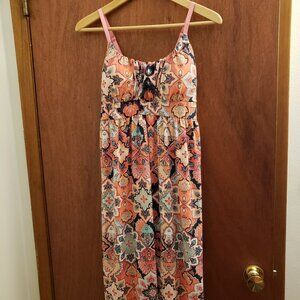 Harlow & Rose Womens Sachet Pink Combo Sleeveless Dress Size Medium